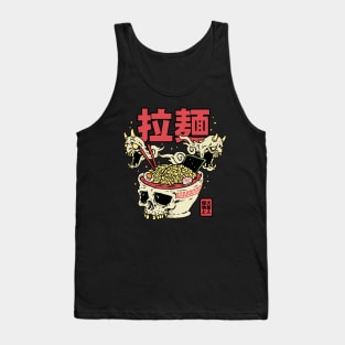 Ramen Soup Skull Bowl Tank Top